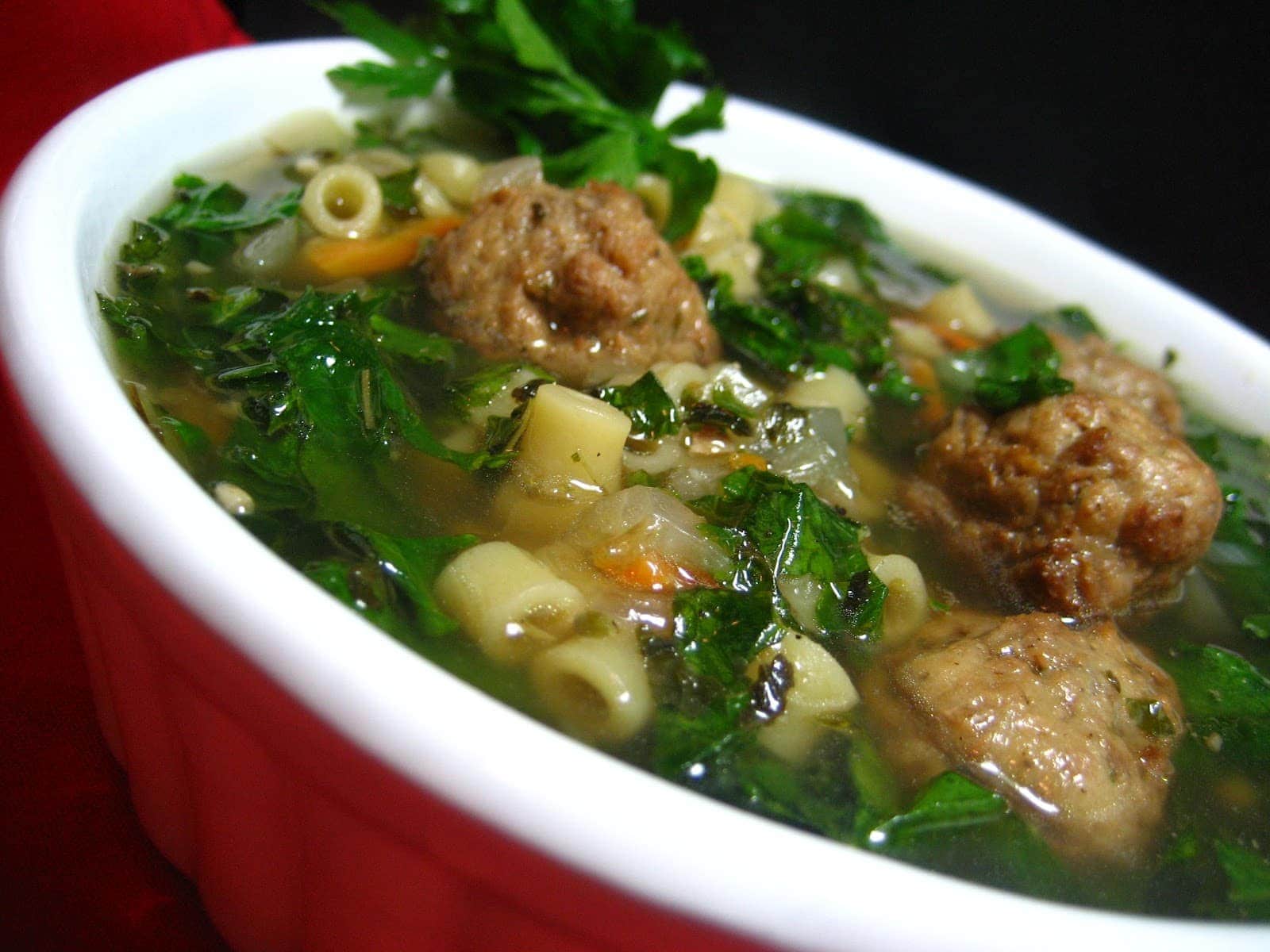 This is a simplified Authentic Italian Wedding Soup Recipe.