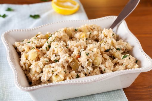 Feel the taste of Greece with this risotto with olives recipe.