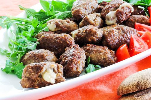mozzarella stuffed meatballs recipe