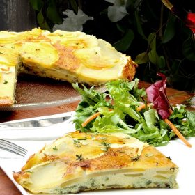 Onion Potato Frittata Recipe