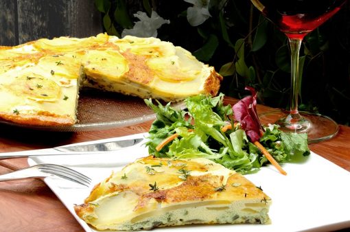 Onion Potato Frittata Recipe