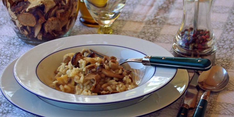 risotto with mushrooms